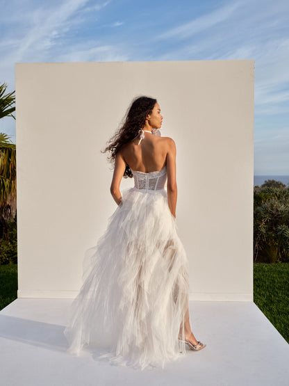 Bustier Gown - White | For Love and Lemons