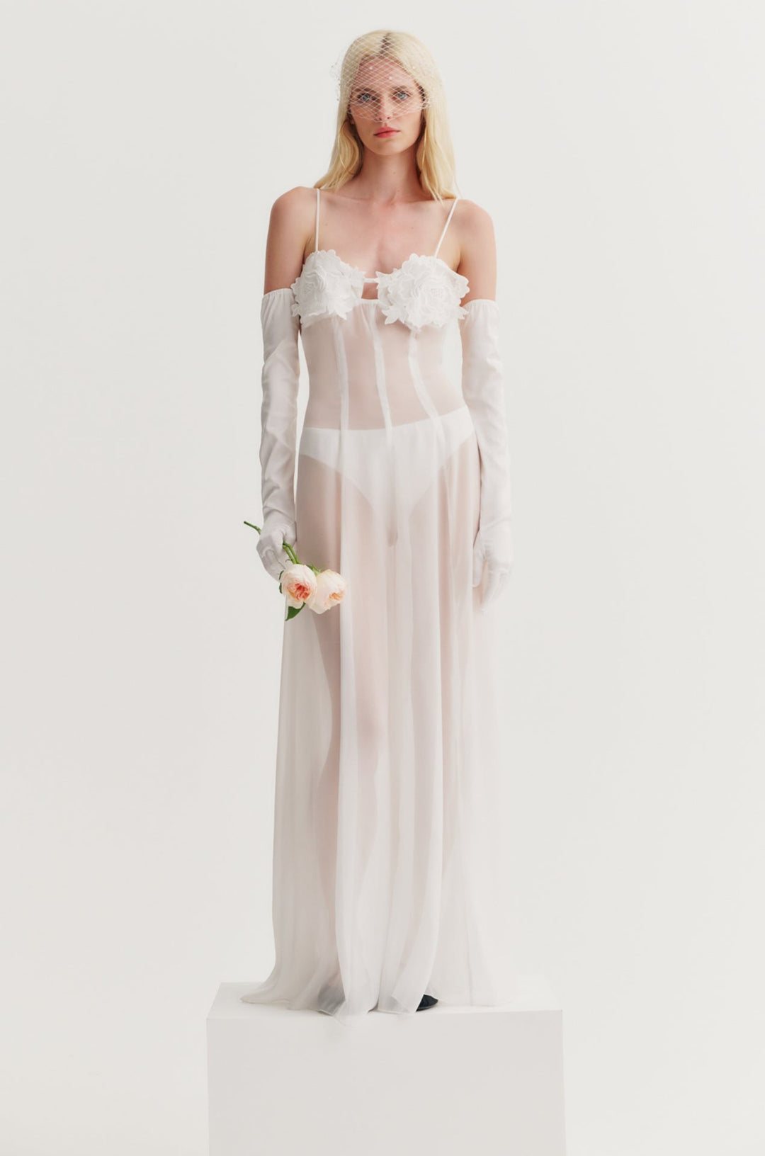 Chiara Bridal Gown - White | For Love and Lemons