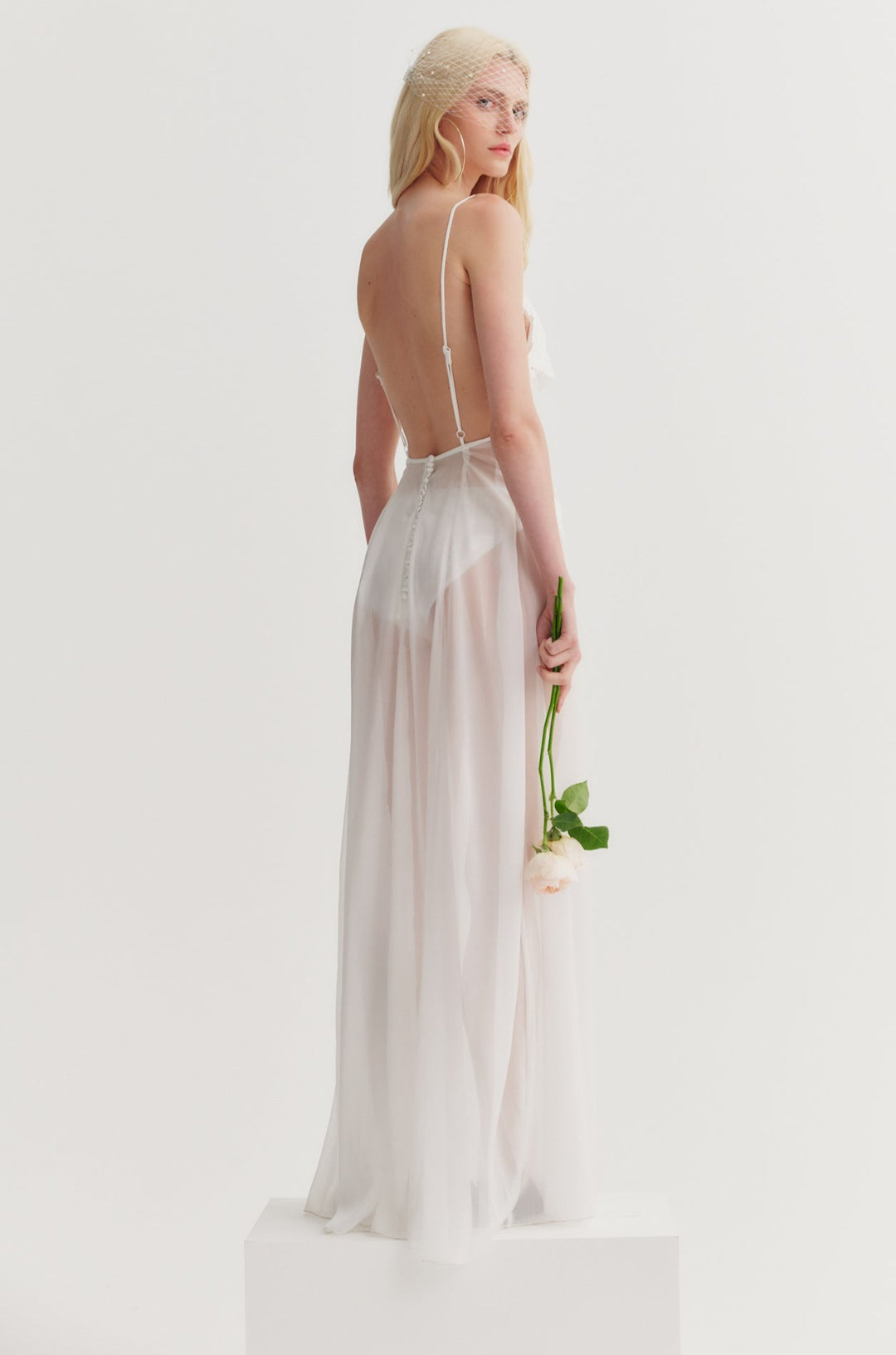 Chiara Bridal Gown - White | For Love and Lemons