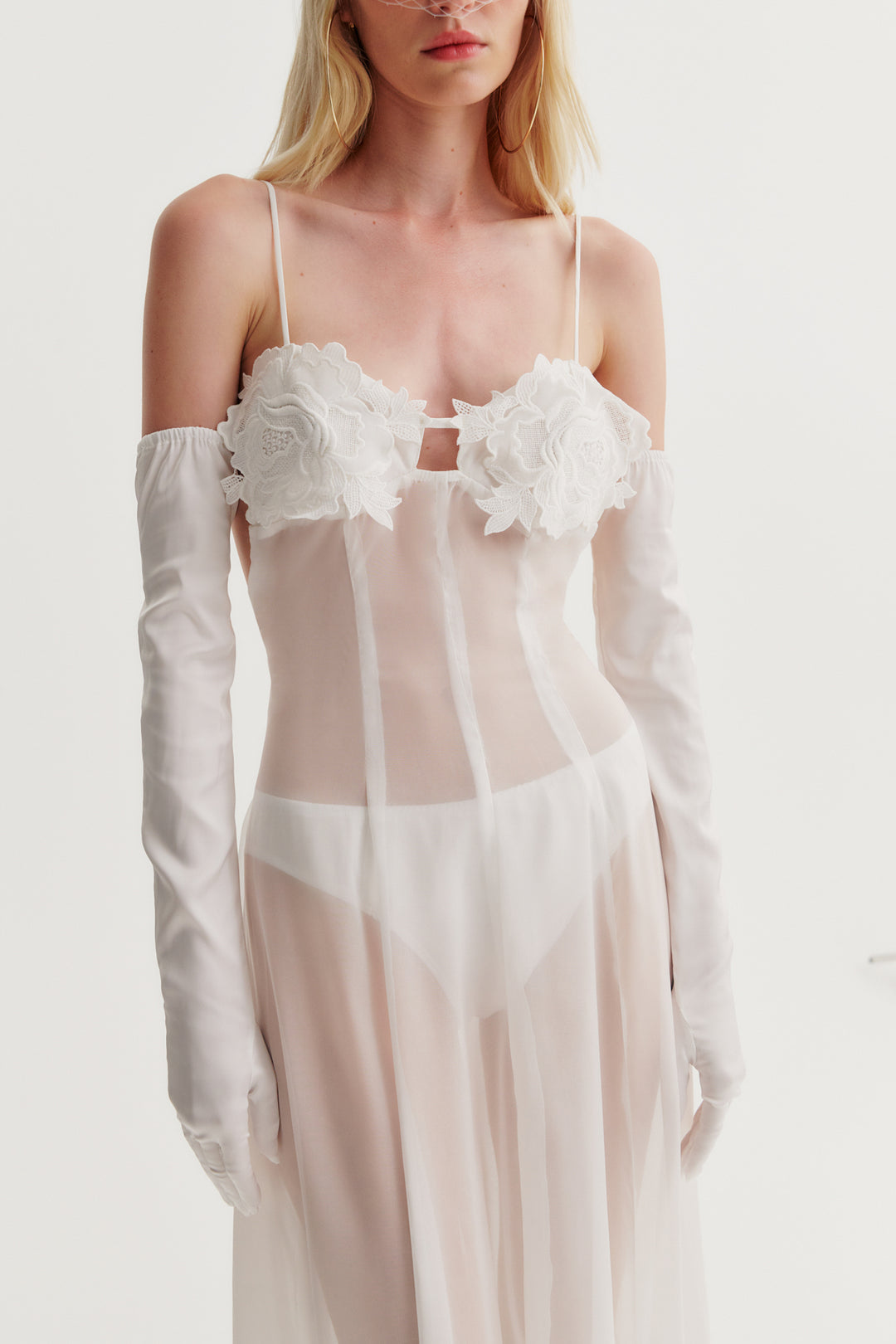 Chiara Bridal Gown - White | For Love and Lemons