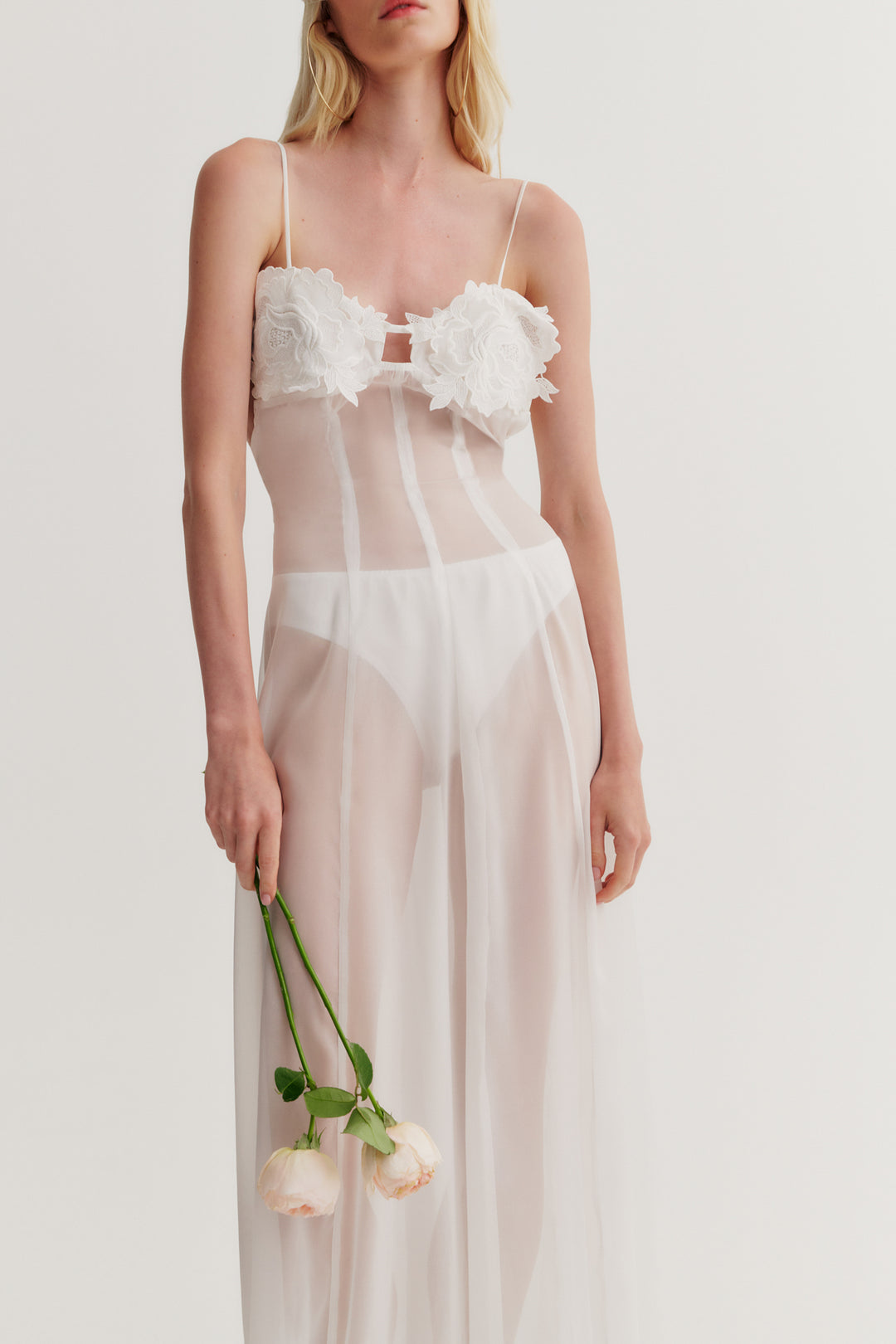 Chiara Bridal Gown - White | For Love and Lemons