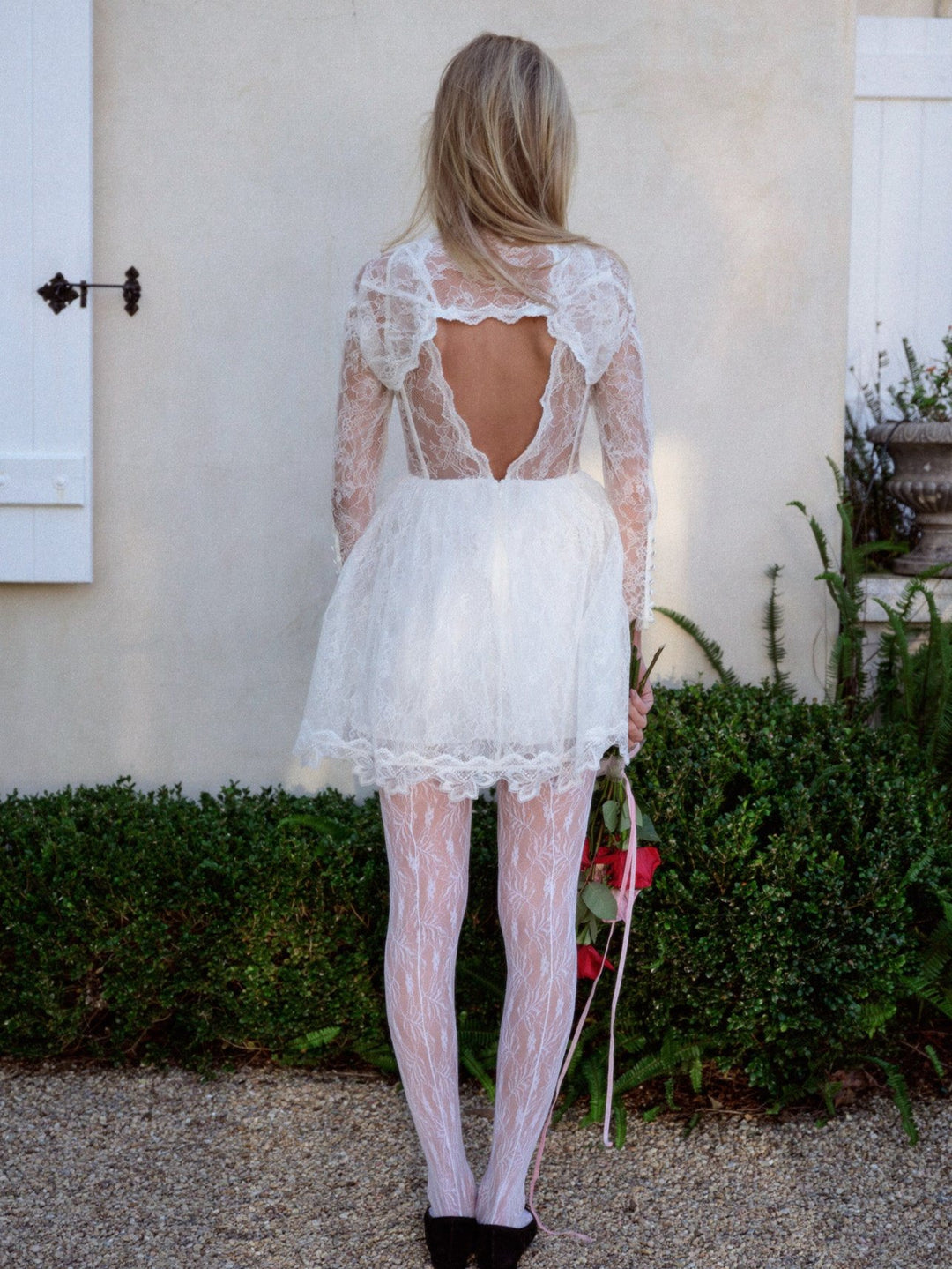 Tara Mini Dress - White | For Love and Lemons