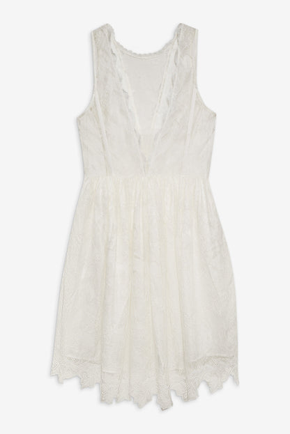 Tara Mini Dress - White | For Love and Lemons