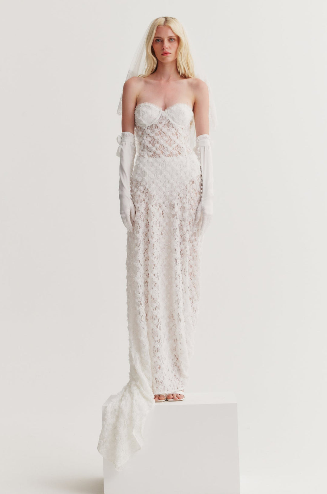 Arabella Bridal Gown - White | For Love and Lemons