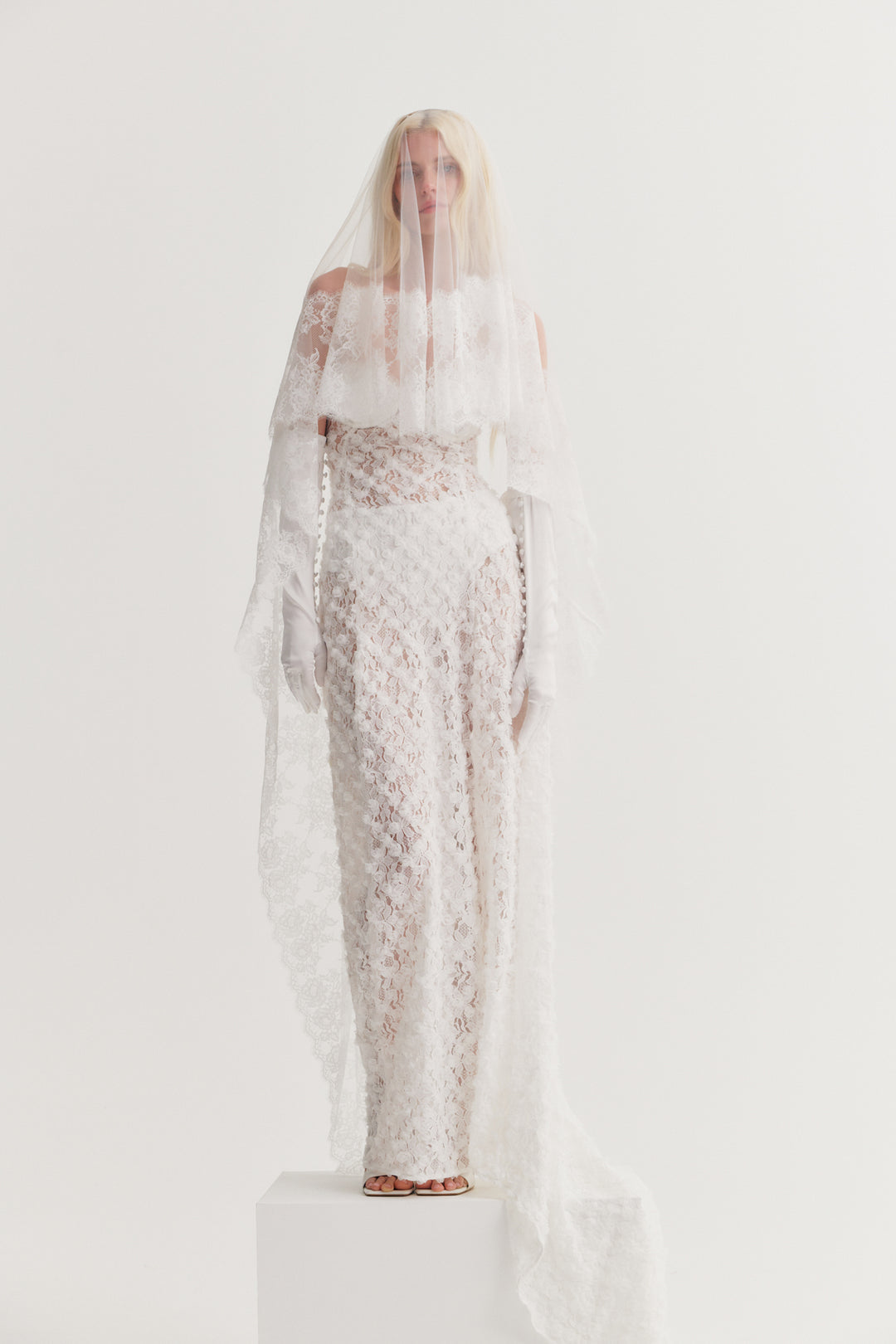 Arabella Bridal Gown - White | For Love and Lemons