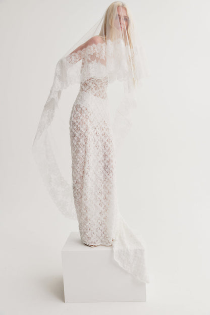Arabella Bridal Gown - White | For Love and Lemons