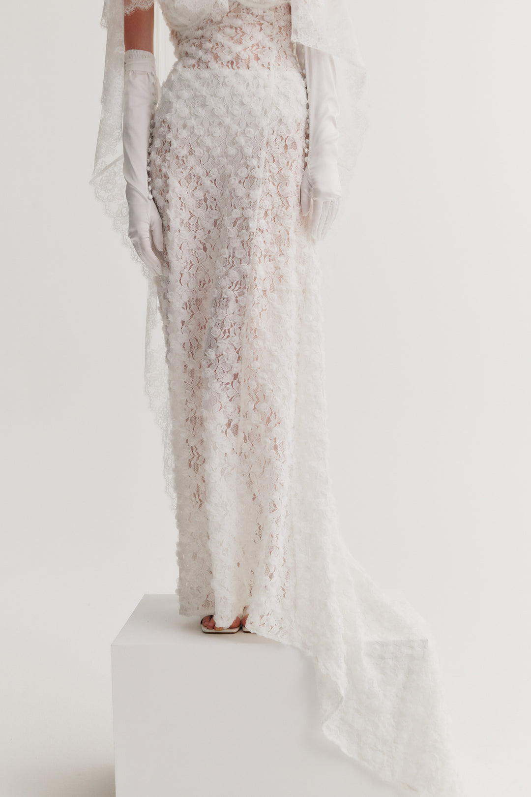 Arabella Bridal Gown - White | For Love and Lemons