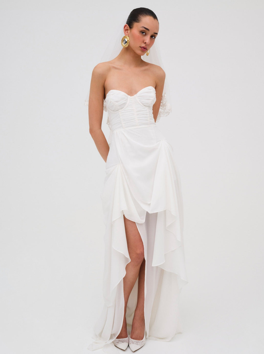 June Maxi Dress - White | For Love and Lemons
