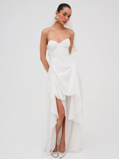 June Maxi Dress - White | For Love and Lemons