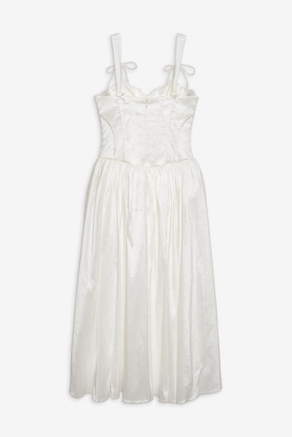 Antoinette Taffeta Gown - White | For Love and Lemons
