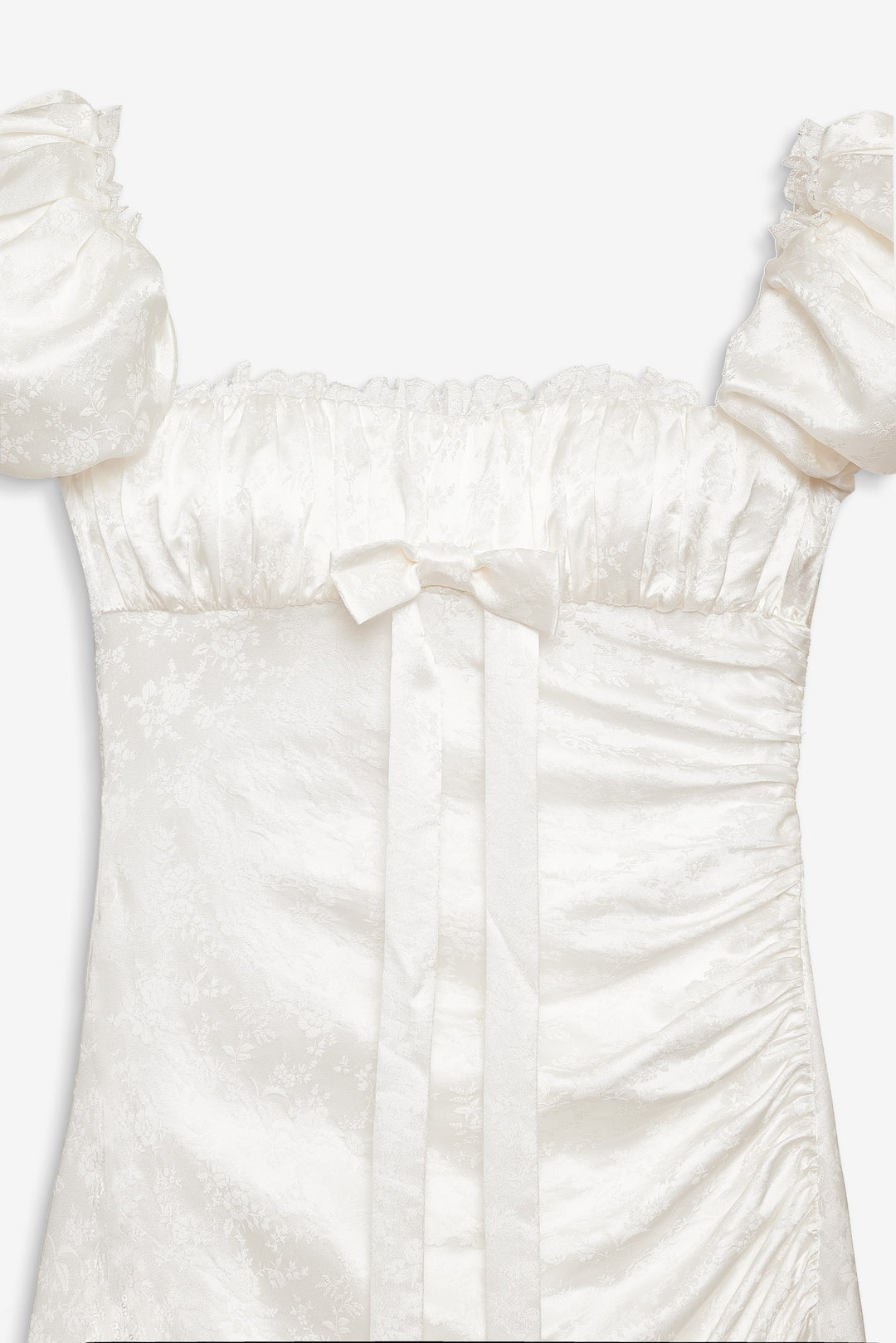 Aurelia Jacquard Gown - White | For Love and Lemons
