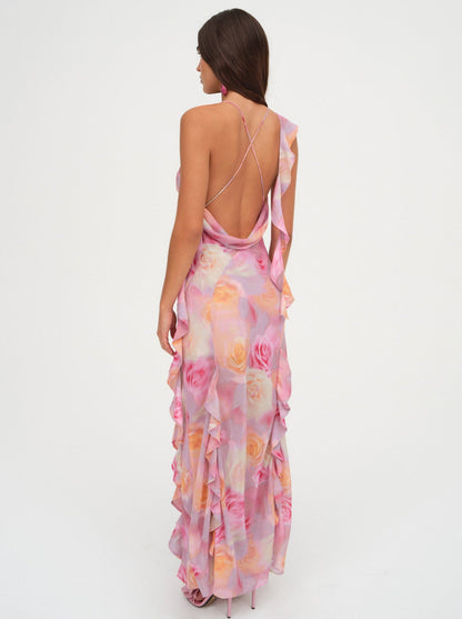 Beate Maxi Dress - Pink | For Love and Lemons