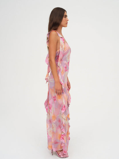 Beate Maxi Dress - Pink | For Love and Lemons