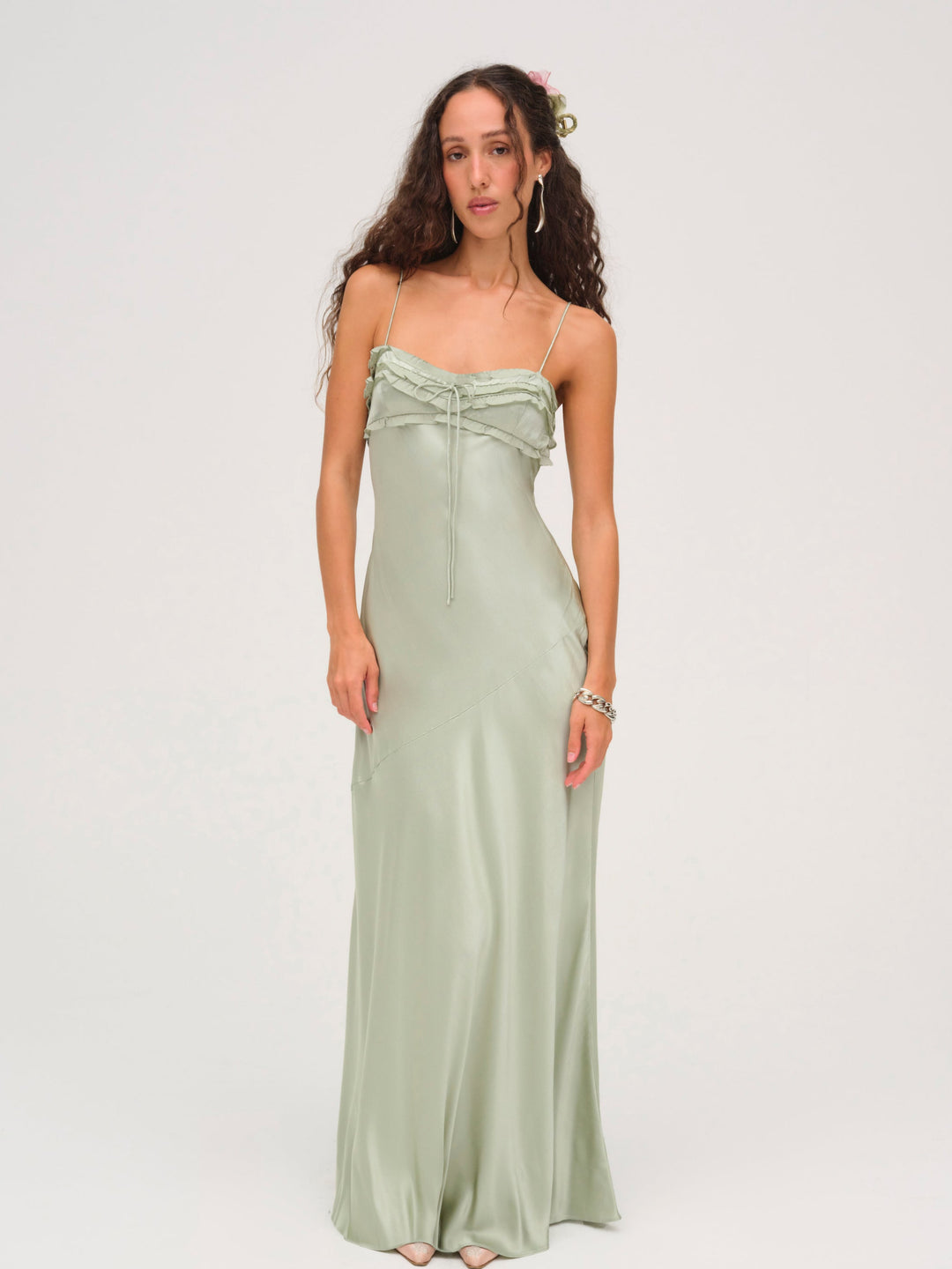 Natalie Maxi Dress - Desert Sage | For Love and Lemons
