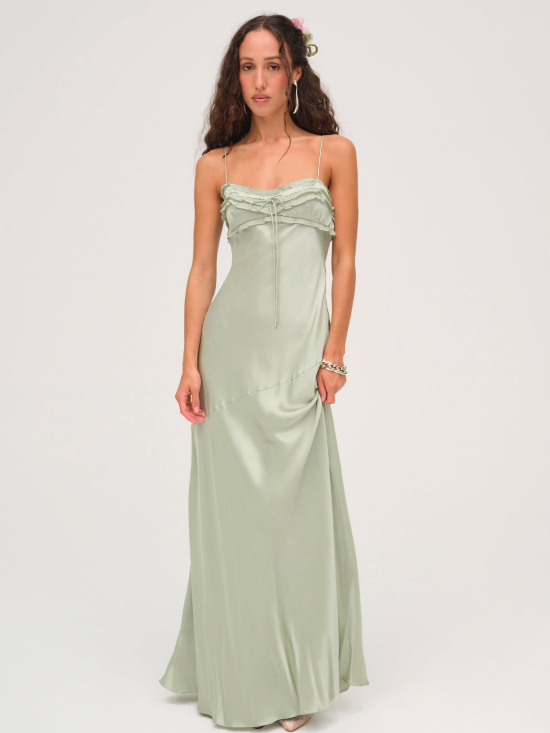 Natalie Maxi Dress - Desert Sage | For Love and Lemons