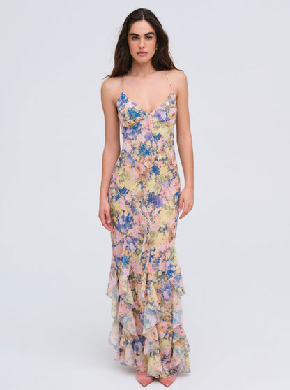 Elea Maxi Dress - Pink | For Love and Lemons