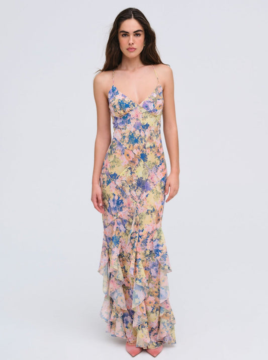 Elea Maxi Dress - Pink | For Love and Lemons