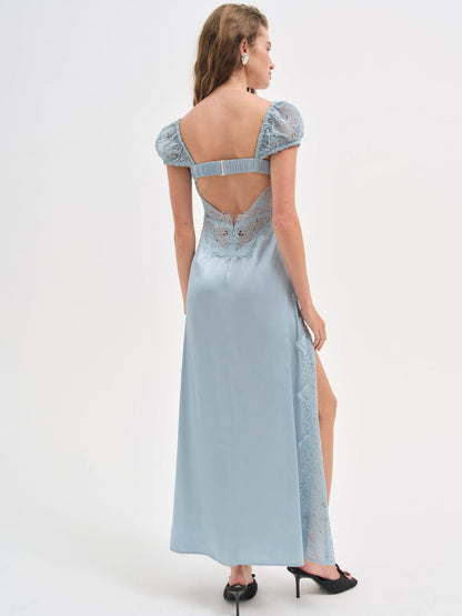 Casey Maxi Dress - Blue | For Love and Lemons