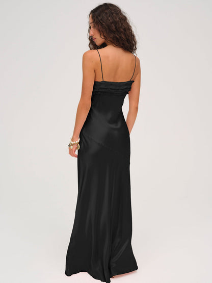 Natalie Maxi Dress - Black | For Love and Lemons
