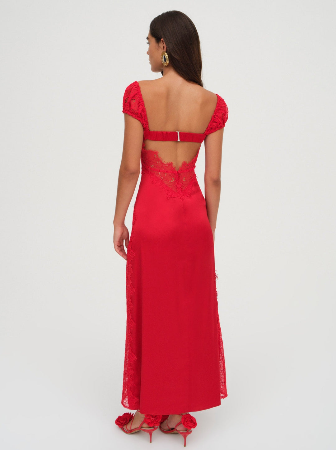 Casey Maxi Dress - Red | For Love and Lemons
