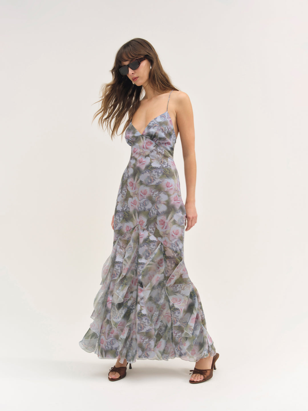 Elea Maxi Dress - Purple | For Love and Lemons
