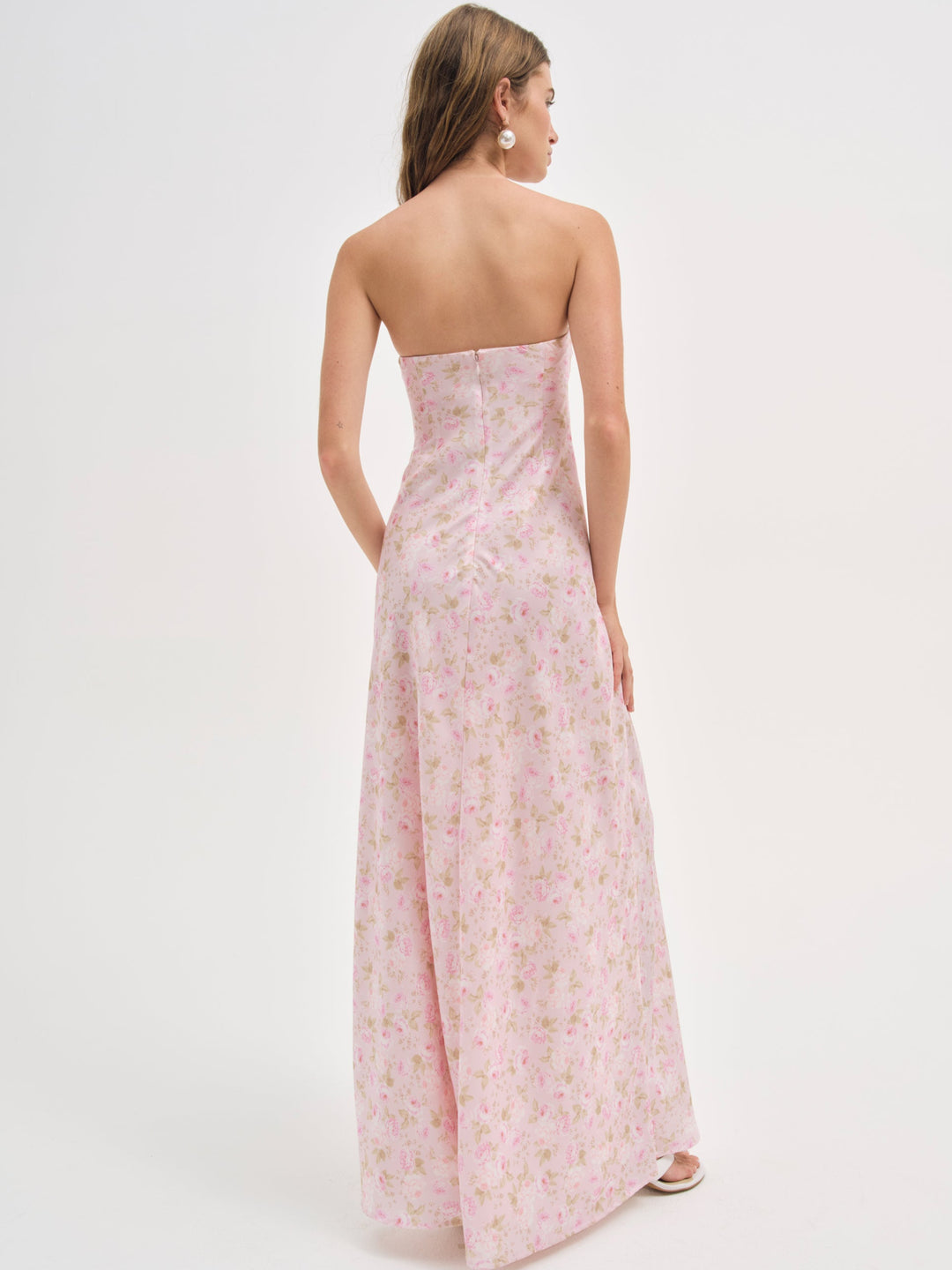 Carla Strapless Maxi Dress - Pink | For Love and Lemons