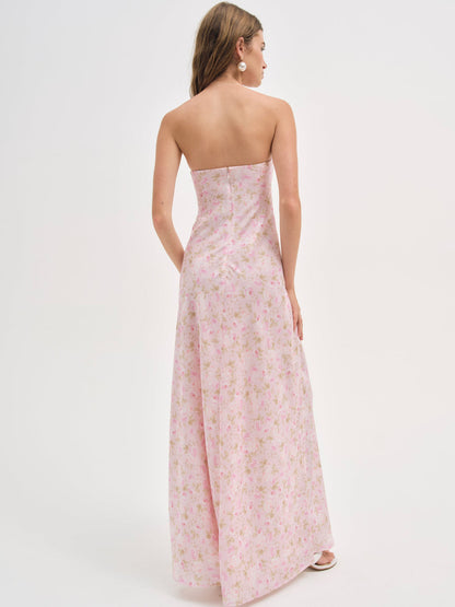 Carla Strapless Maxi Dress - Pink | For Love and Lemons