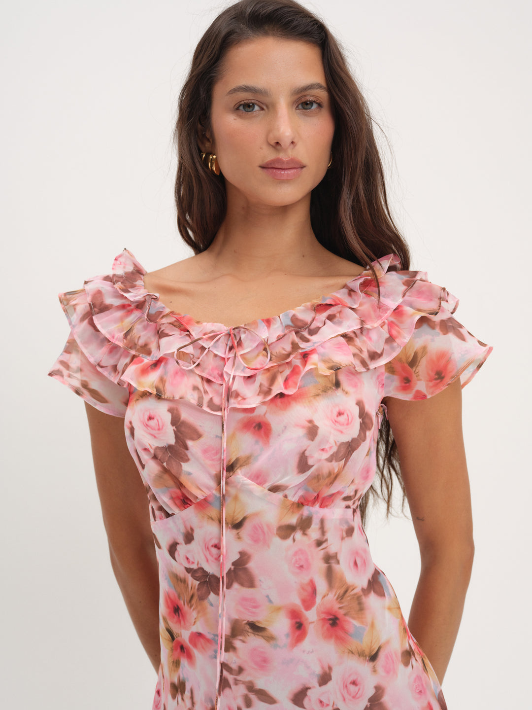 Fallen Floral Maxi Dress - Pink | For Love and Lemons