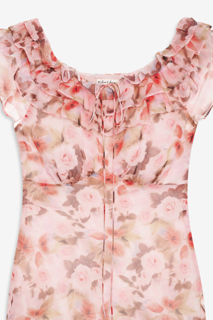 Fallen Floral Maxi Dress - Pink | For Love and Lemons