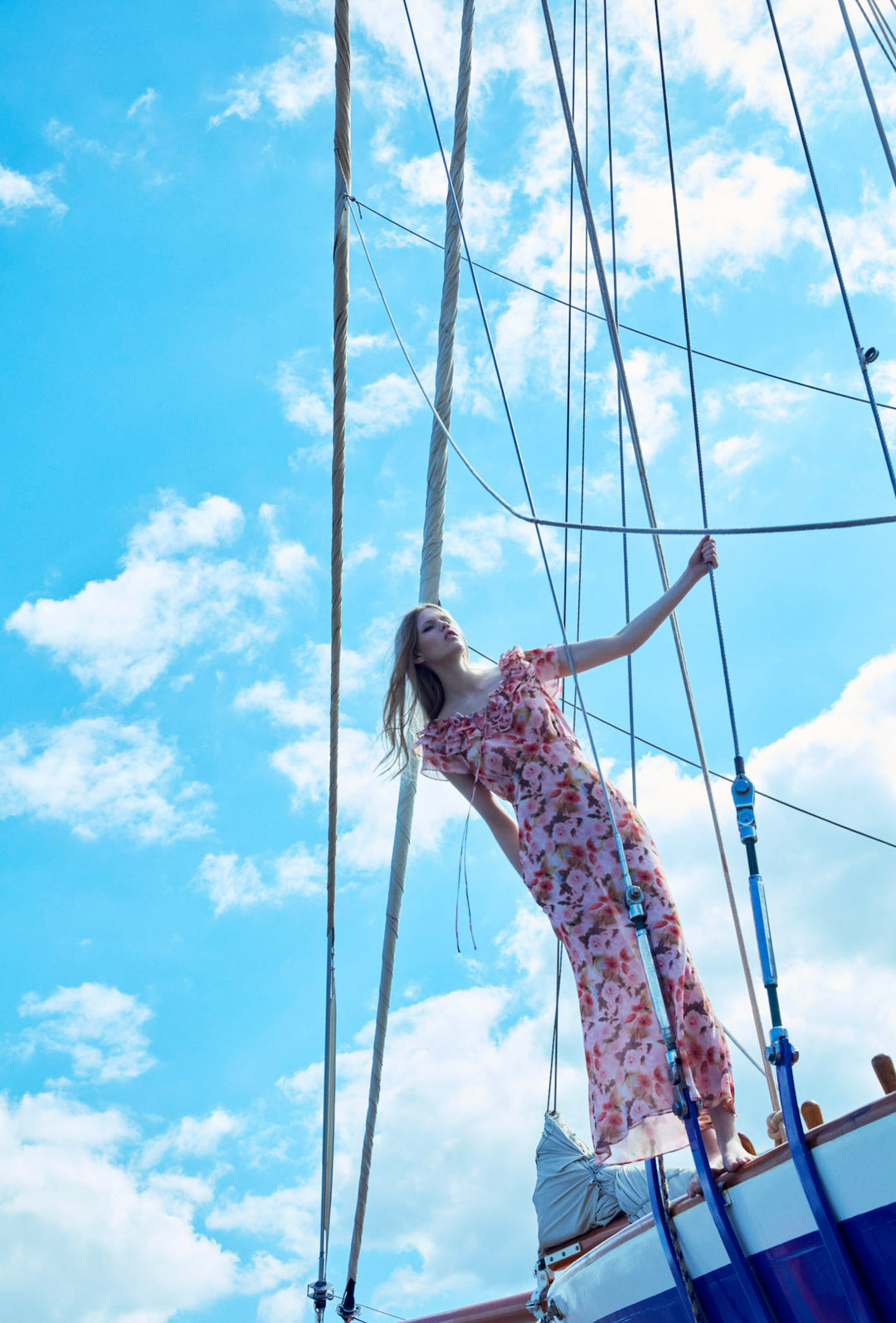 Fallen Floral Maxi Dress - Pink | For Love and Lemons