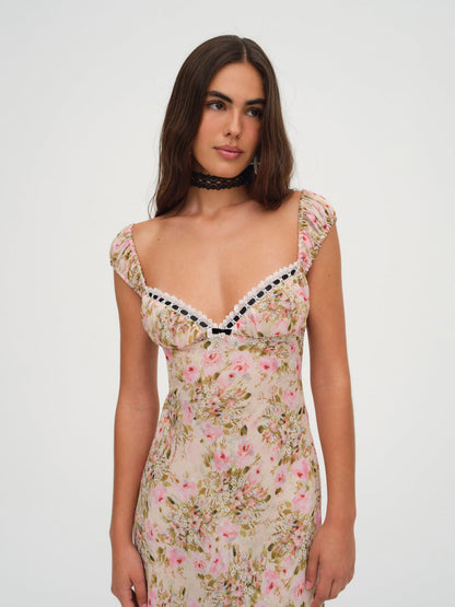 Emmaline Maxi Dress - Yellow | For Love and Lemons