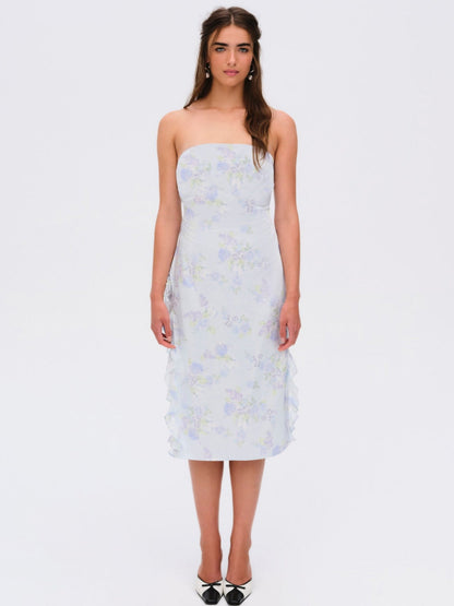 Marisa Midi Dress - Blue | For Love and Lemons