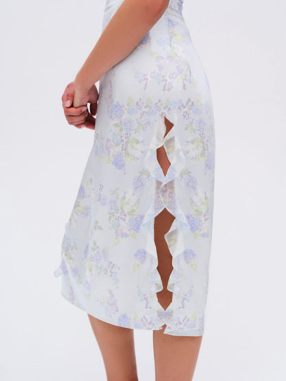 Marisa Midi Dress - Blue | For Love and Lemons