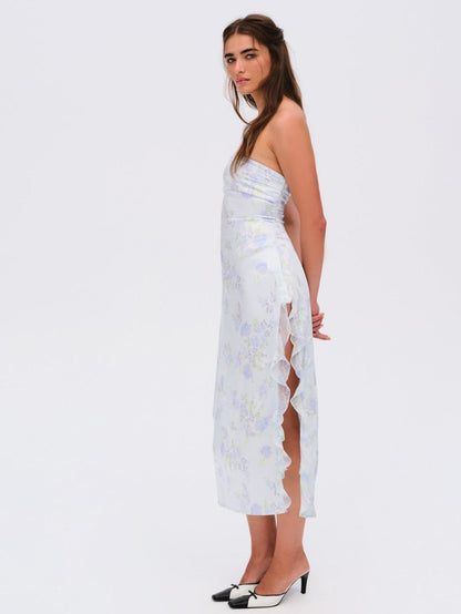 Marisa Midi Dress - Blue | For Love and Lemons