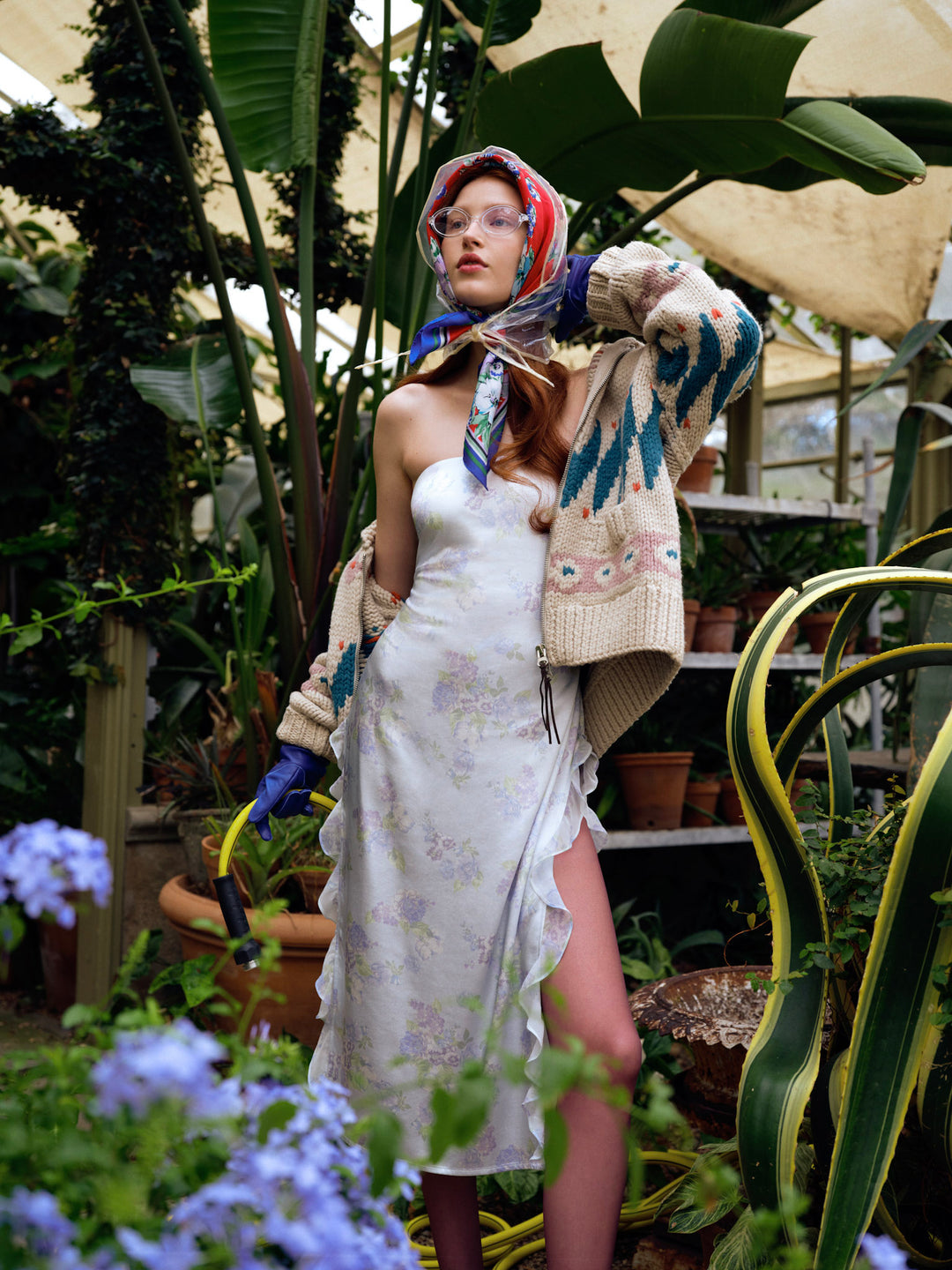 Marisa Midi Dress - Blue | For Love and Lemons