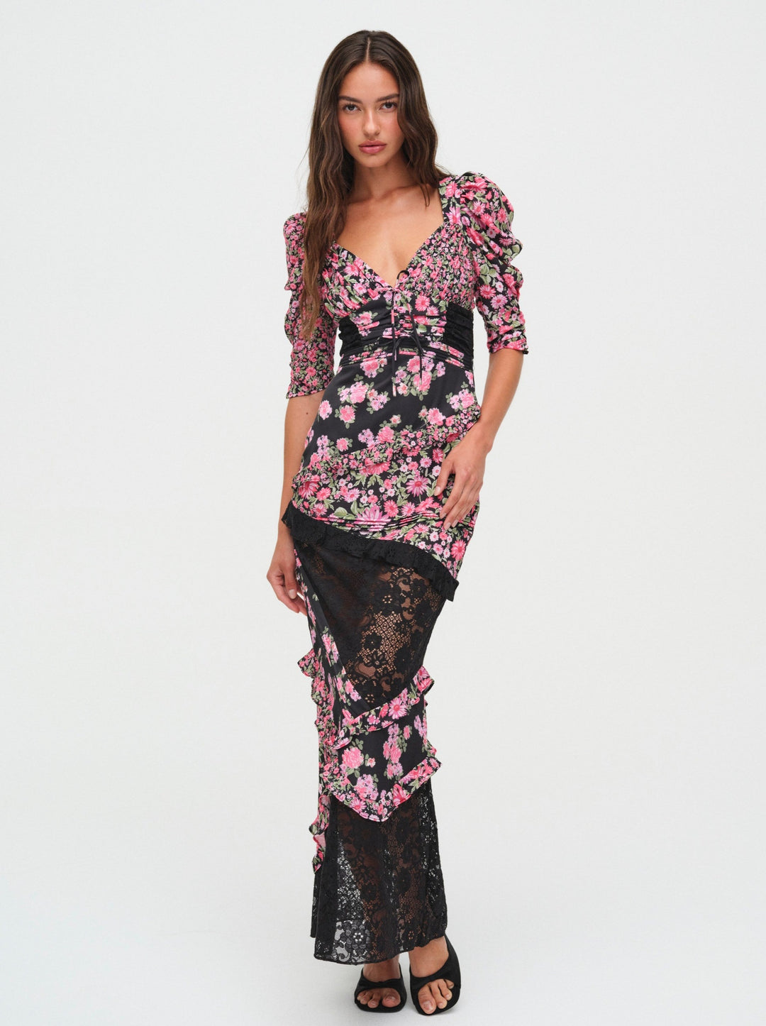 Emalyn Maxi Dress - Black | For Love and Lemons