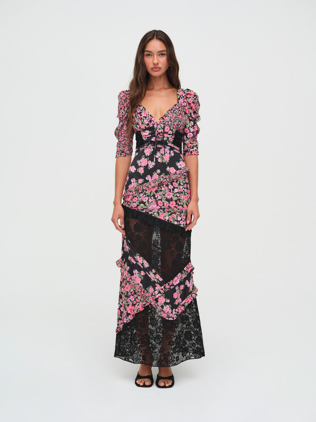 Emalyn Maxi Dress - Black | For Love and Lemons