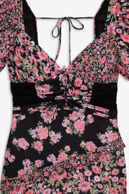 Emalyn Maxi Dress - Black | For Love and Lemons