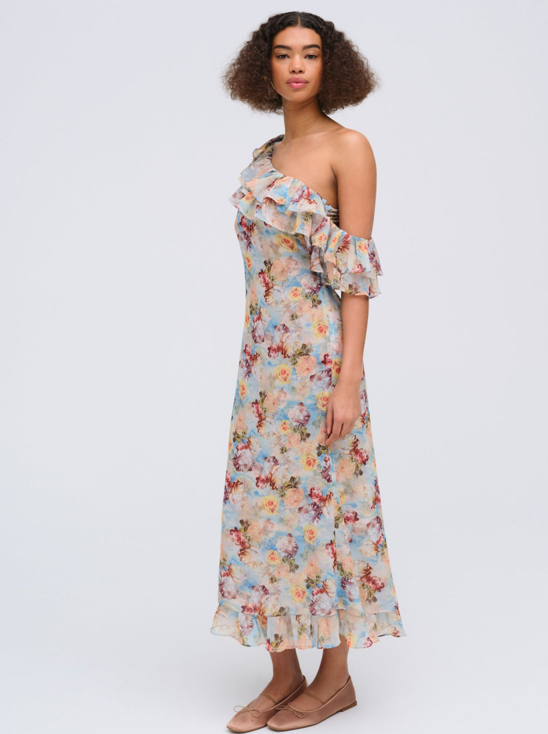 Delphine Midi Dress - Blue | For Love and Lemons