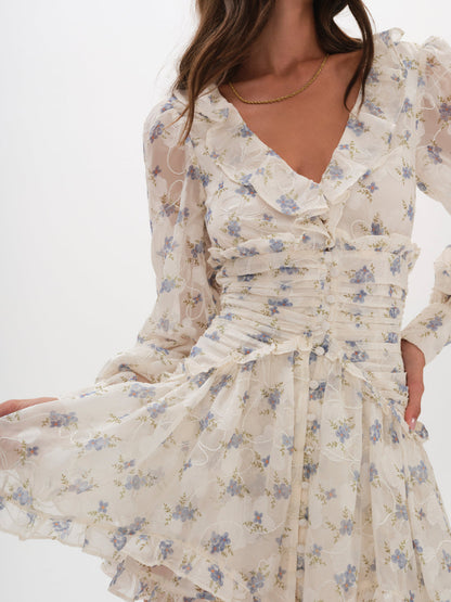 Jayleen Mini Dress - White | For Love and Lemons