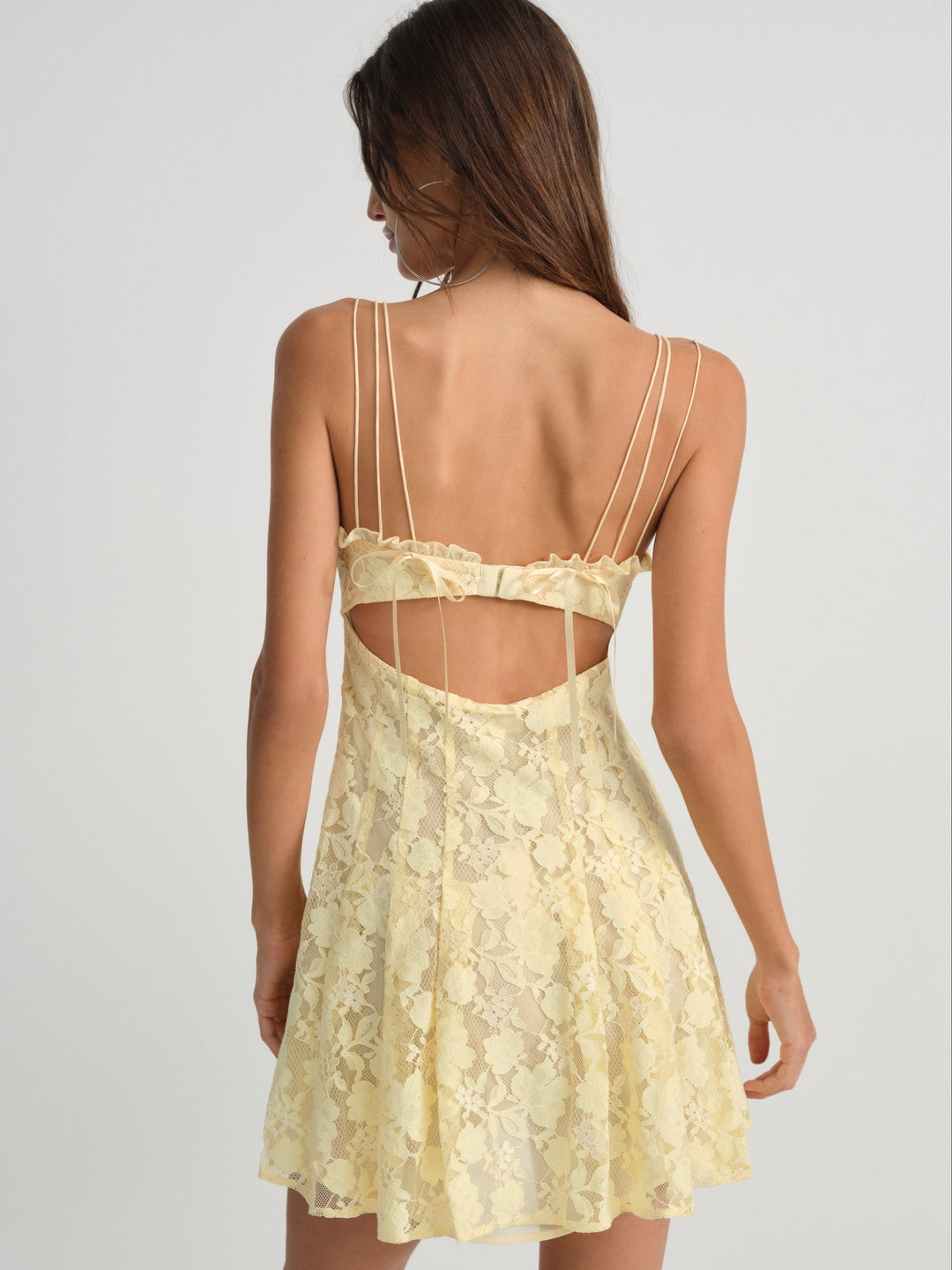 Kate Mini Dress - Yellow | For Love and Lemons