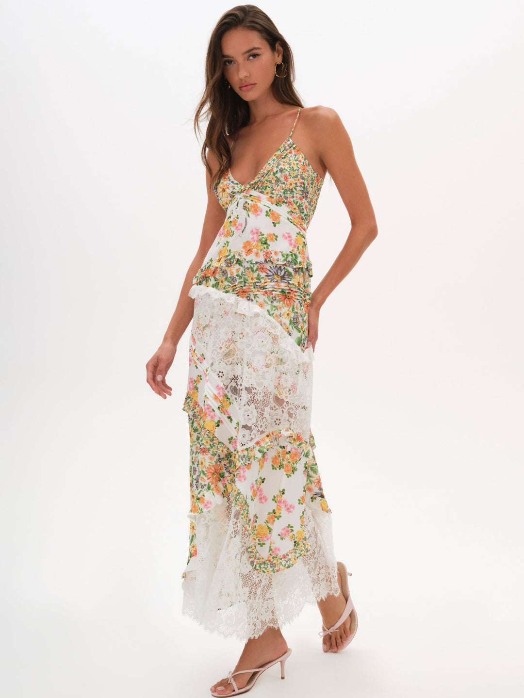 Rosalyn Maxi Dress - Green - Marigold | For Love and Lemons