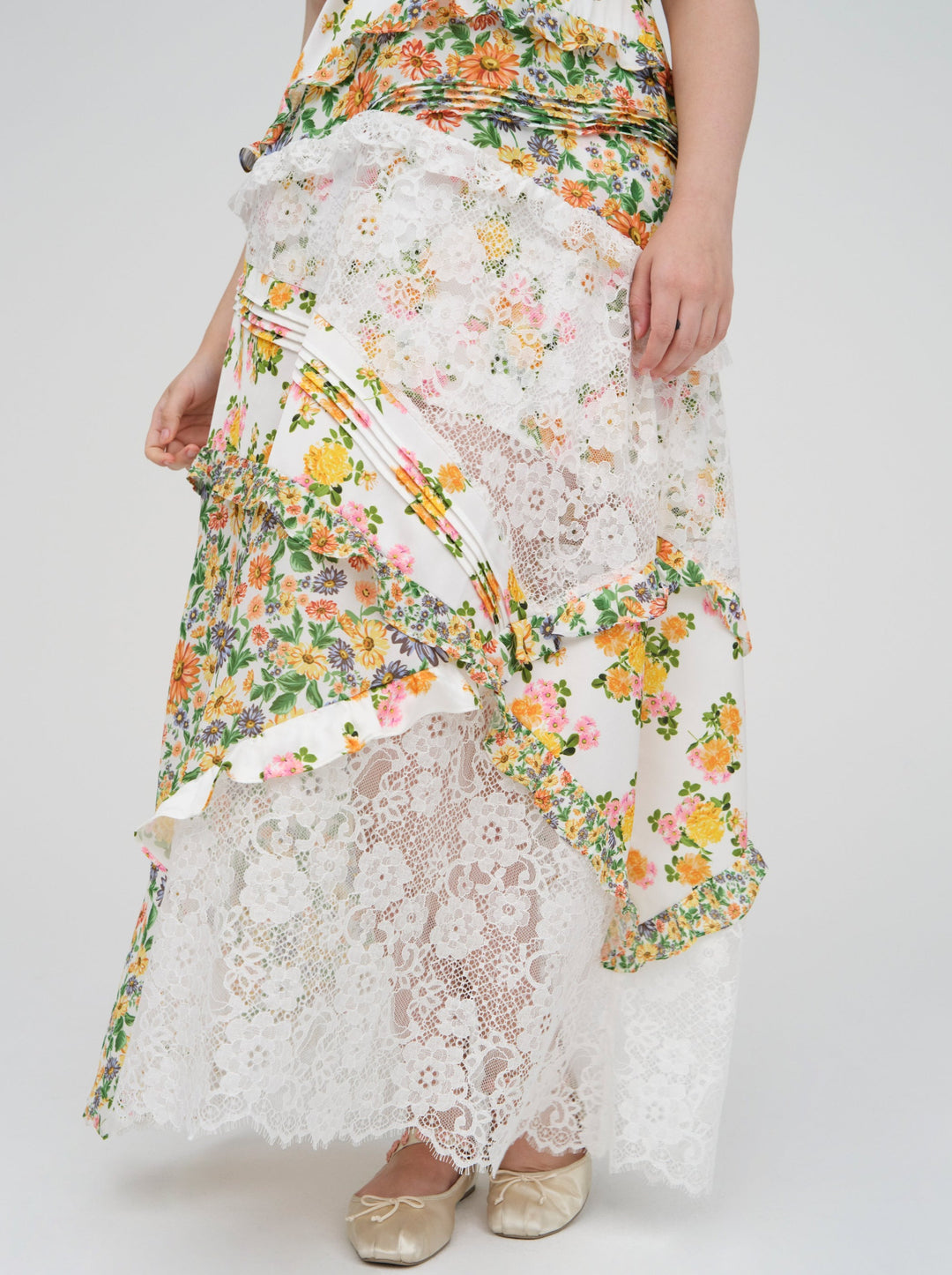Rosalyn Maxi Dress - Green - Marigold | For Love and Lemons