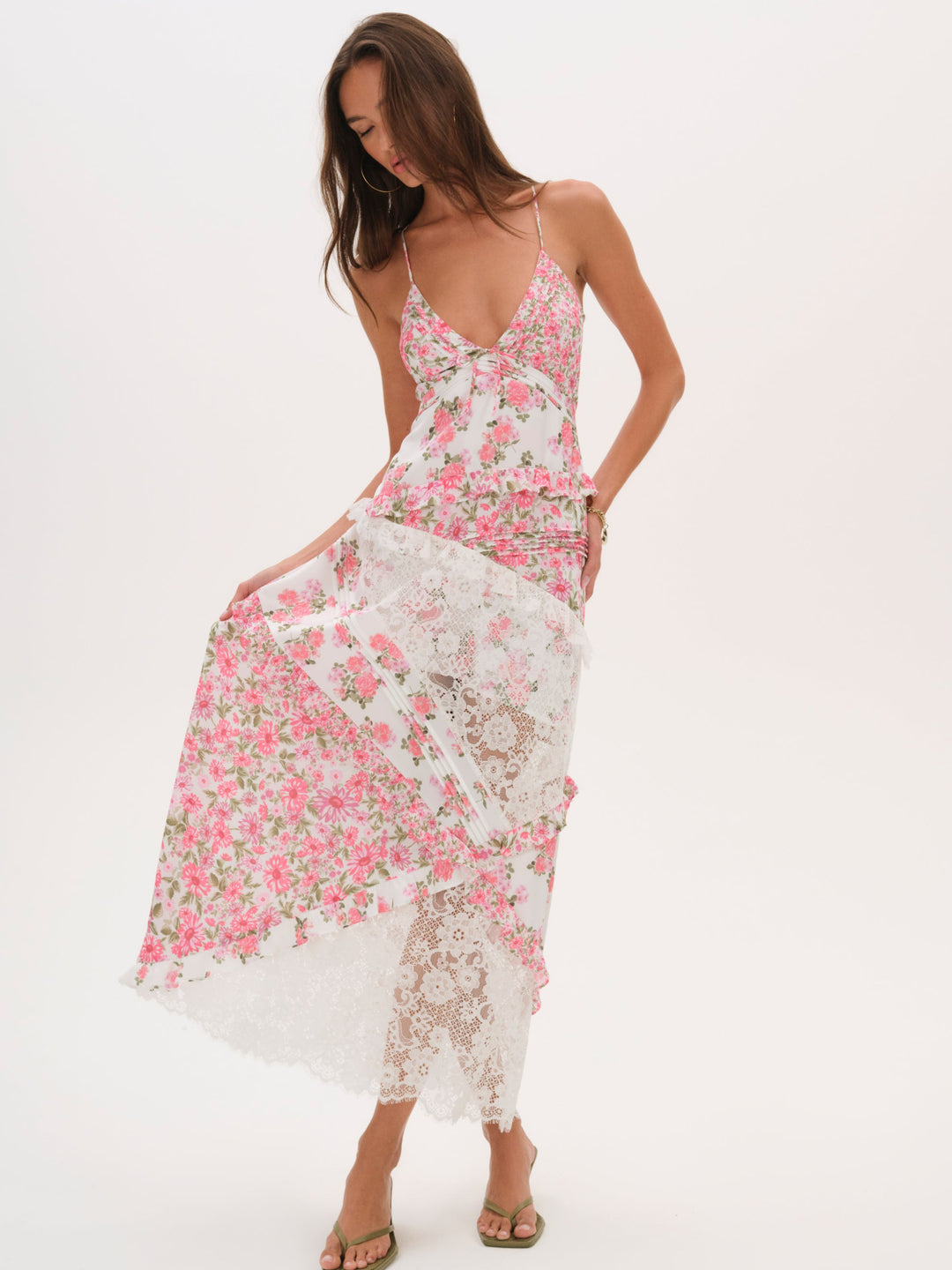 Rosalyn Maxi Dress - Pink | For Love and Lemons