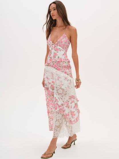 Rosalyn Maxi Dress - Pink | For Love and Lemons