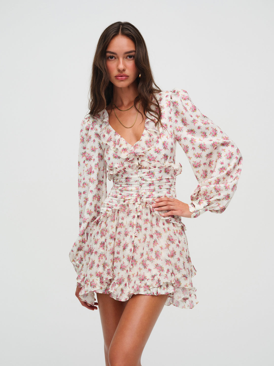 Jayleen Mini Dress - Pink | For Love and Lemons