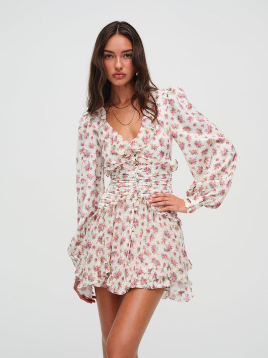 Jayleen Mini Dress - Pink | For Love and Lemons