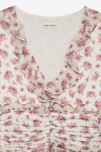 Jayleen Mini Dress - Pink | For Love and Lemons