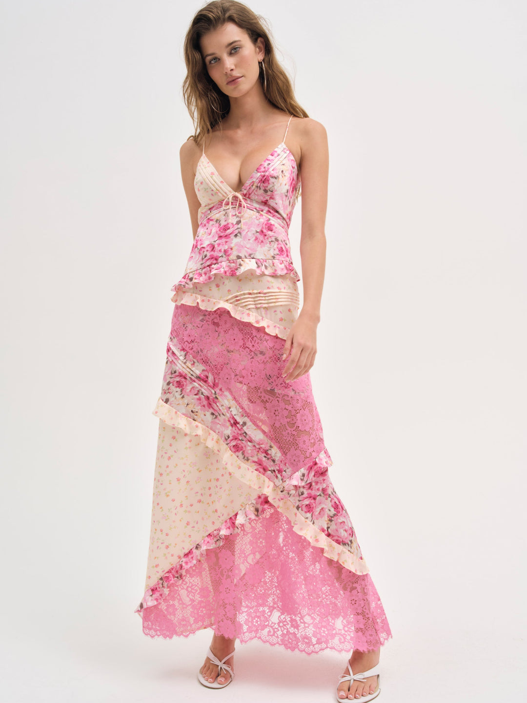 Rosalyn Maxi Dress - Coral | For Love and Lemons