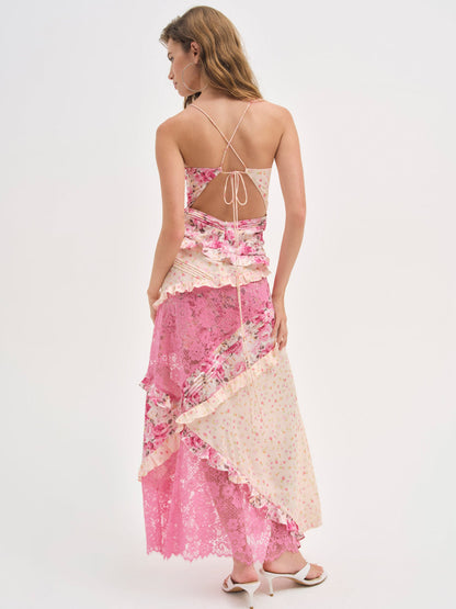 Rosalyn Maxi Dress - Coral | For Love and Lemons